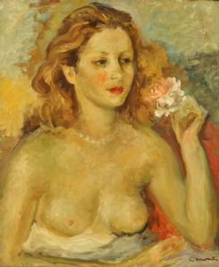 Akt mit Blumen (1950)