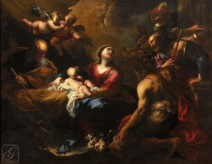 Valerio Castello (Genua, 1624-1659) - Anbetung der Hirten - VERKAUFT -