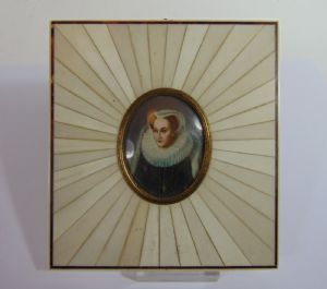 Miniatura dipinta su avorio, '800
