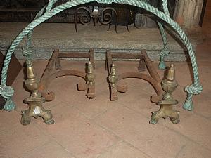 alari in bronzo epoca barocco