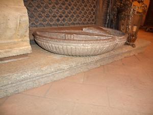 holy water basin