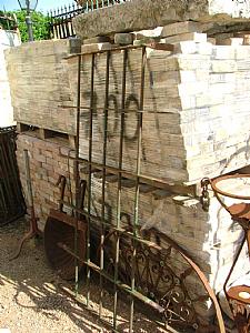 4 grades de ferro forjado para janela