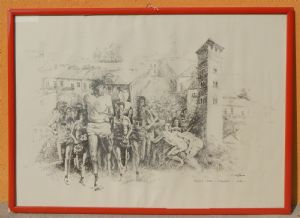 Print signed O. Coffano