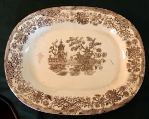 piatto in ceramica del 1800 Musso