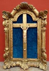 Ivory Christ within a frame