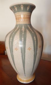 Antique Palestinian jar, marked OISTEL