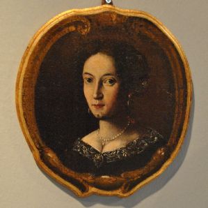 Sechs kleine Porträts der Adligen Martignoni aus der Provinz Varese, Öl auf Leinwand, Maler Boninus