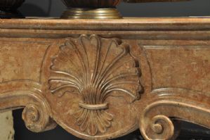 Burgundy Louis XV fireplace