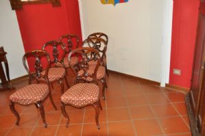 Set of six chairs
