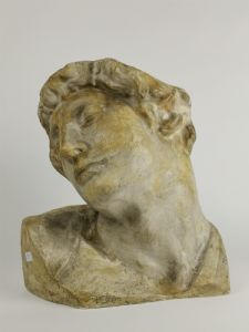 Da Michelangelo Buonarroti busto dello schiavo ribelle