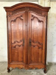 "Mariage" Provençal cherry wood wardrobe - Restored (work in progress) _car 2002