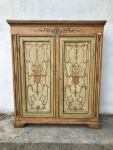 Elegant Lacquered and Painted Wardrobe - Restored (work in progress)_car 2031
