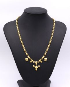 Collana in oro 18k "scatolata" anni 40/50