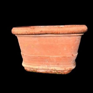 Vaso ovale in terracotta 
