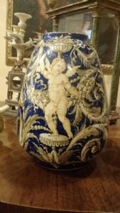Faenza ceramic vase, Castellini and Masini manufacture
