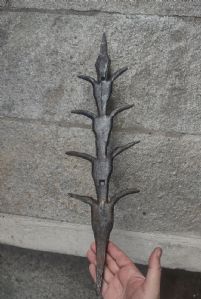 Pelagatti-style iron railing from an early period.