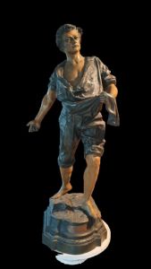 SCULTURA ALLEGORIA DELL'AGRICOLTURA F.TA F. MILLIOT 103 cm
