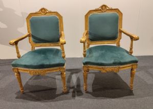 Pair of armchairs