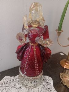 Dama in vetro di murano anni 60 