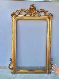 Large Charles X gilded frame - Restored (work in progress)_car 2134