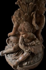 Grande fioriera in terracotta