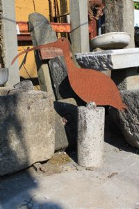 Antico animale in ferro 