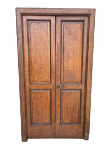 Porta dipinta con telaio