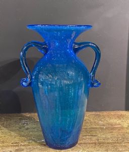 VASO AD ANFORA BLU COBALTO - Maestro Simone Cenedese Murano    NEW ENTRY