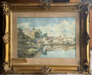 L. Deschamps "Veduta di Clisson"