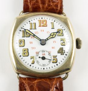 Orologio da polso in metallo . Anni 20/30