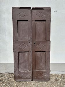 Porta rústica de 2 folhas