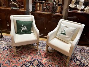 Paar Sessel im Louis-XVI-Stil