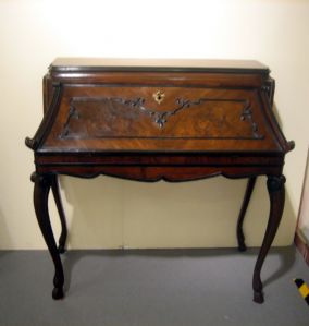 Baroque bureau with drop-front.