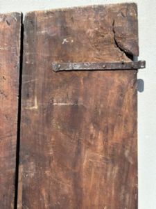 Porte à 2 battants en noyer avec quincaillerie d'origine, Ombrie - Foto 6