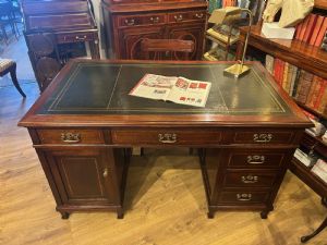 Inlaid Victorian desk, England ca. 1880