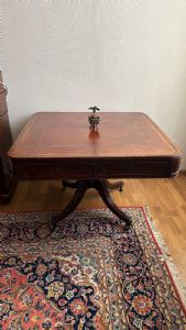 "Library Drum Table" Mogano, Regency, 1820