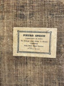 Poltrona in palissandro firmata dall'ebanista genovese "Pietro Speich " - Foto 8