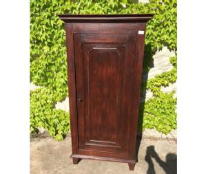 One-door fruitwood wardrobe