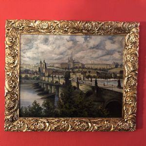 Veduta di Ponte Carlo a Praga