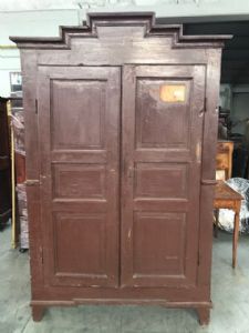 Louis XVI 2-door wardrobe - Restored and lacquered (work in progress)_car 1804
