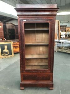 Bibliothek Carlo X aus Mahagoni und Mahagonifeeder - Restauriert (in Arbeit)_1885