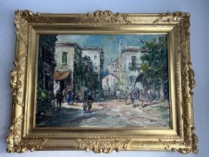 Un dipinto espressionista di L. Esposito