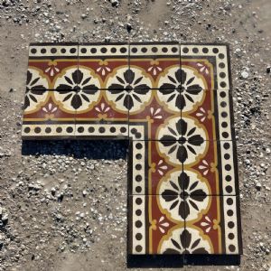 Cornice doppia in cementina
