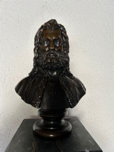 Busto di bronzo di un Cavalliere