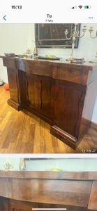 Credenza 4 ante vittoriana in mogano 