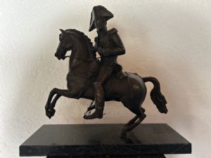 Statuina di un "Generale Francaise" in bronzo dell'800