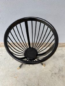 Small Ebonized Basket Table - Restored_car 001bis - Foto 6