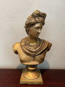 Bronze bust depicting "APOLLO"; 20th century