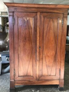 Important Empire Walnut Wardrobe - Restored (work in progress)_car 1957