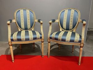 Paar Sessel im Louis-XVI-Stil